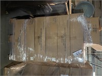 Pallet of Double tube lamp components