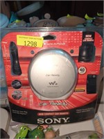 Vintage Sony Walkman with car attachments