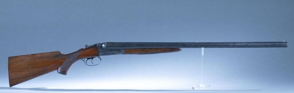 U.S. marked Stevens No. 530 sxs shotgun, 12 gauge.