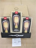 3 New Globe Squirrel Cage Light Bulbs