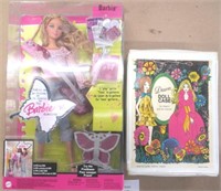 New Barbie Diaries Doll & Vintage Dawn Doll Case