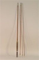 8.5' Heddon 3 Piece Split Bamboo Fly Rod w/ Extra