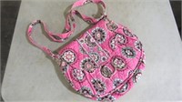 PINK PATTERN VERA BRADLEY BAG, 13 X 12"