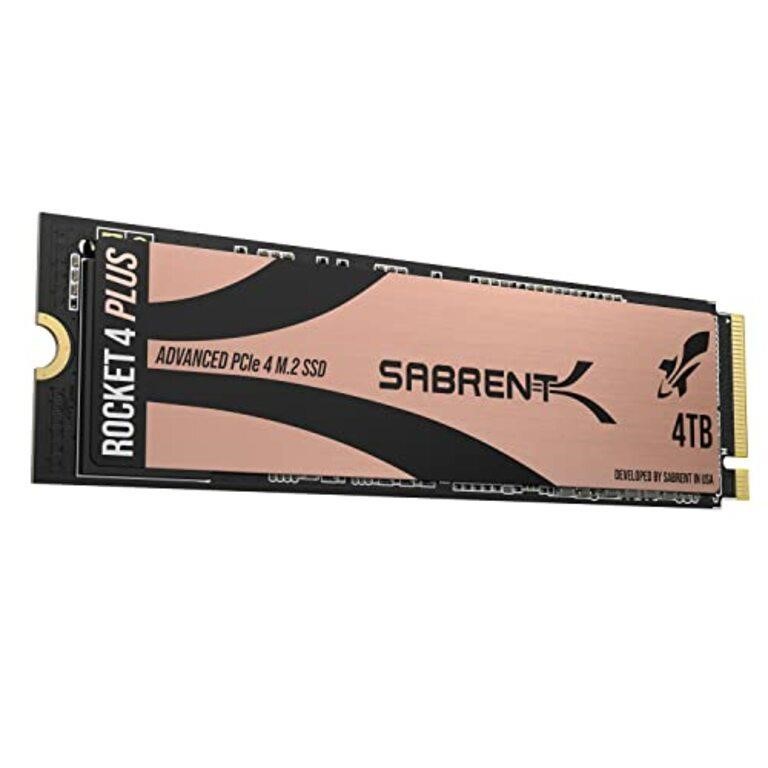 SABRENT 4TB PCIe Gen4 - Up to 7,100 MB/s Rocket