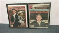 Two Framed Eric Lindros Sporting News Covers