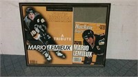 Framed Mario Lemieux Sports News Covers