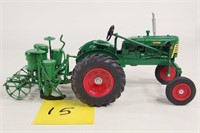 Oliver Super 44 Tractor w/  2 Row Planter