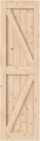 EaseLife 24in x 84in Sliding Barn Wood Door,