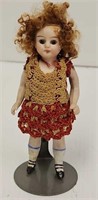 Antique 4" German Bisque Doll House Doll