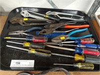 Tools- Screwdrivers, Side Cutters, Channel Locks,