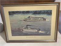 The Derby Steamboat Race (Signed)