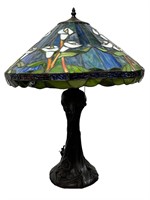 Tiffany Style Stained Glass Table Lamp