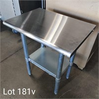 Small Stainless Steel Prep Table