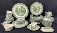 1950s dish set Colonial Homestead by Royal