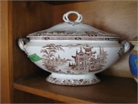 Antique ceramic Tureen w/lid