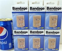 6 bandages 3’’ FlexAid 60’’ de long 10$ch Neuf