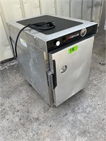 Crescor heated holding cabinet on casters