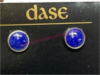 New sterling silver Lapis earings (1.8g)