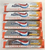 5 Aquafresh Extreme Clean Toothpaste 158g/ea