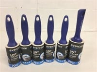 6 New Evercare Lint Rollers