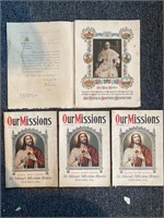 1947 Letter from Vatican Pope Picture Our Missions