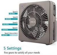 OPOLAR 5 SETTINGS DESK FAN WITH TIMER SIZE 8