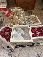 Glass Christmas bulbs