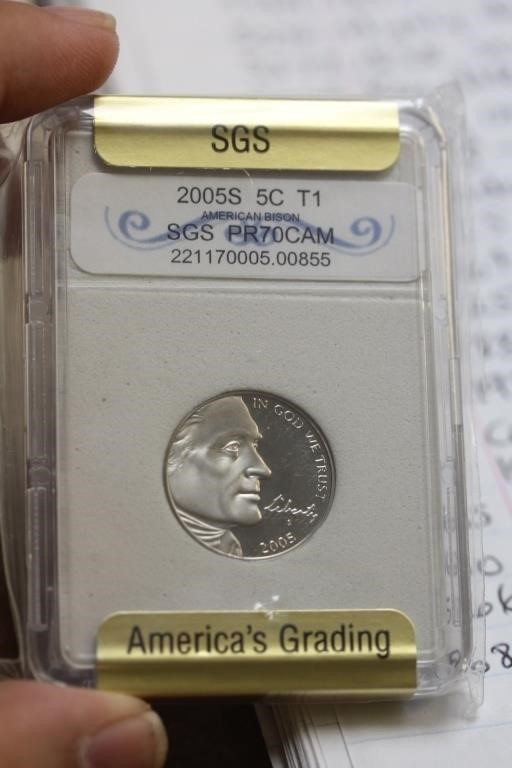 Graded 2005-S Nickel