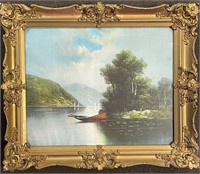 EARLY 1900’S PASTEL W EXCEPTIONAL - ORNATE FRAME