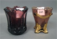 Two Jefferson Glass Co.Toothpick Holders
