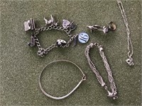 Sterling charm bracelets