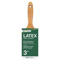 Better 3" Polyester Paint Brush, Flat Cut General