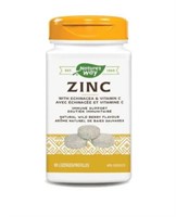 Nature's Way Zinc w Echinacea & Vitamin C (60 Loz)
