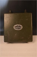 Vintage Military Metal First Aid Kit Model IW 24 B