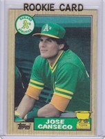 JOSE CANSECO Topps ALL-STAR ROOKIE CARD Oakland