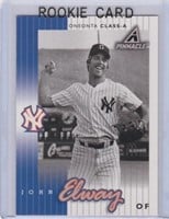 JOHN ELWAY ROOKIE CARD Pinnacle Baseball NEW YORK