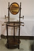 Wash basin and accessory stand 23" X 21" X 52" H