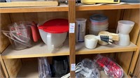 Shelf lot, Tupperware bowls with lids, Tupperware