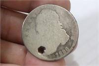 An 1836 90% Silver Bust Half Dollar