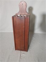 Antique Wooden Candle Box