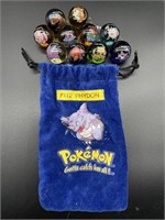 (10) Pokémon Marbles and Bag