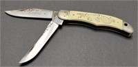 Schrade Scrimshaw Usa S6508 9" X 3 1/2" Blade