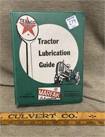 1960's Texaco Tractor Lubrication Guide