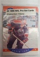 1990 Sealed NHL Pro-Set Edmonton Oilers Cards