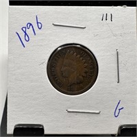 1896 INDIAN HEAD PENNY CENT