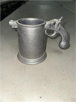 PEWTER GUN STEIN