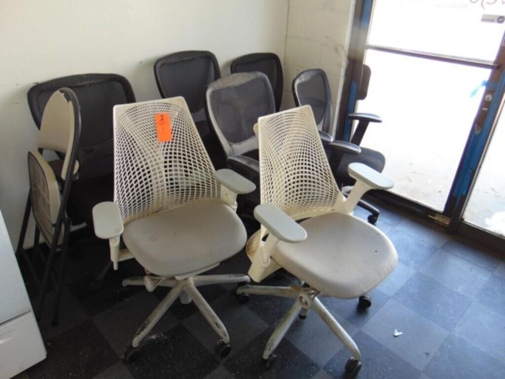 (LOT 7) chairs