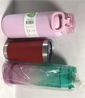 New Lot of 3 Water Bottles