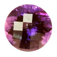 Genuine 3.25ct Round Briolette Amethyst