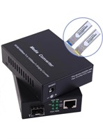 NEW $72 Single-Mode Fiber Ethernet Media Converter